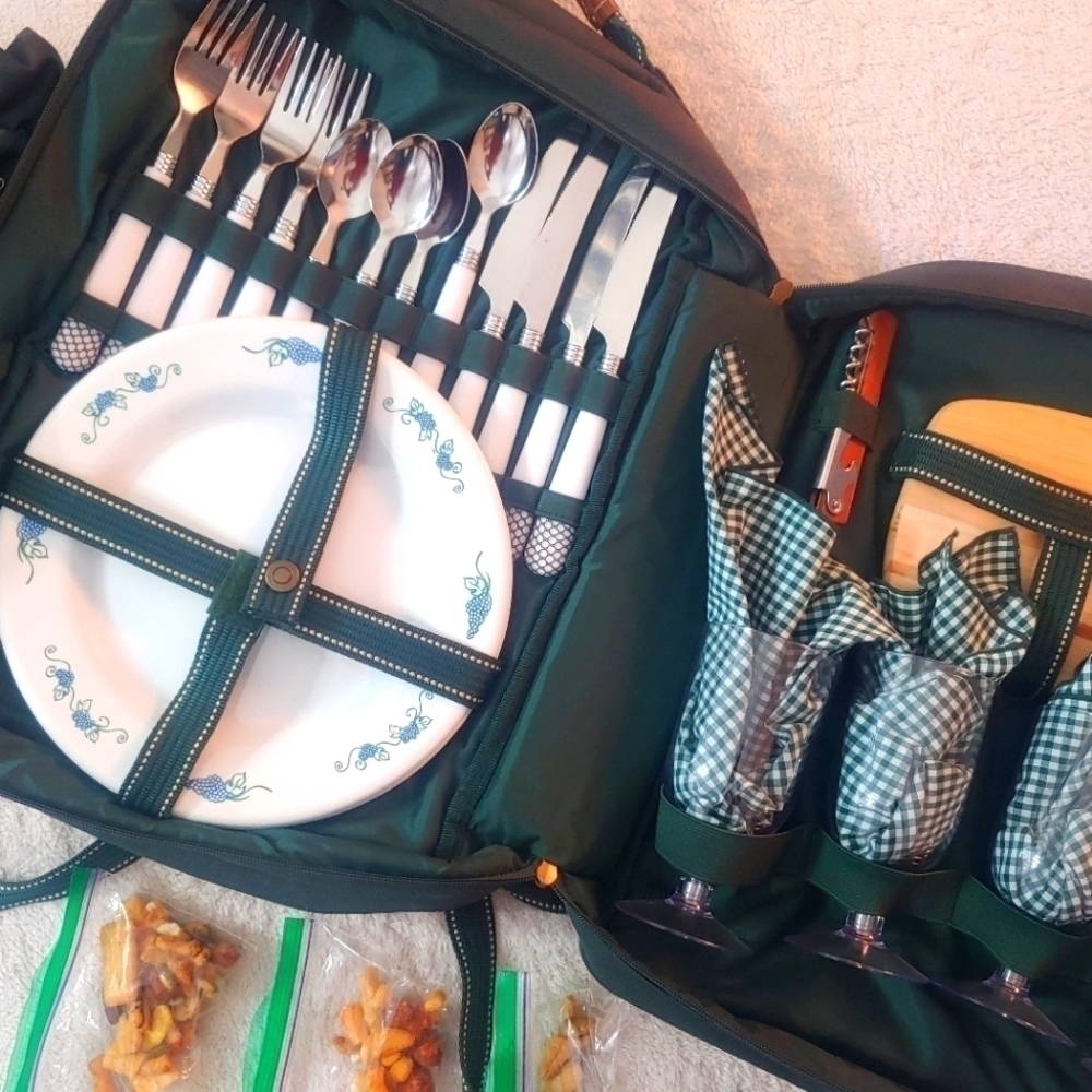 NEW Picnic Service for 4 Backpack